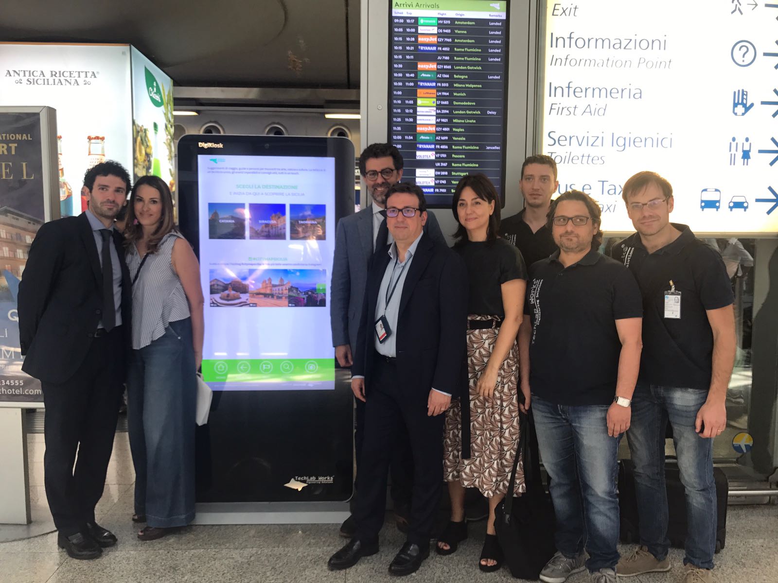 A Fontanarossa arriva il Digikiosk, totem digitale per itinerari di viaggio in Sicilia